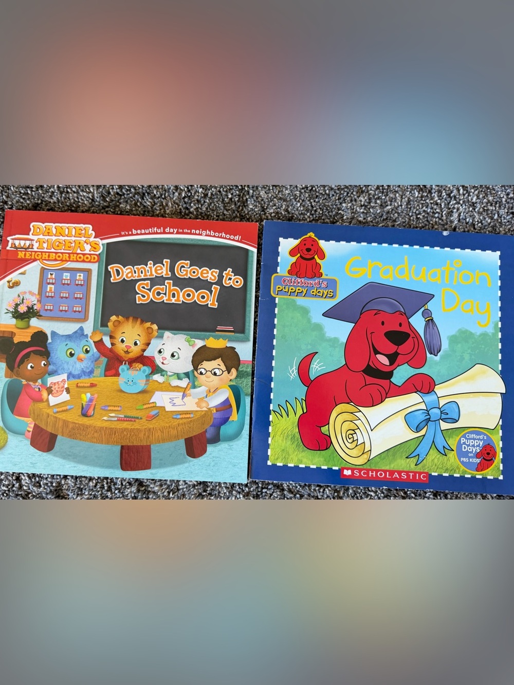 Daniel Tiger & Clifford Preschool Book Set